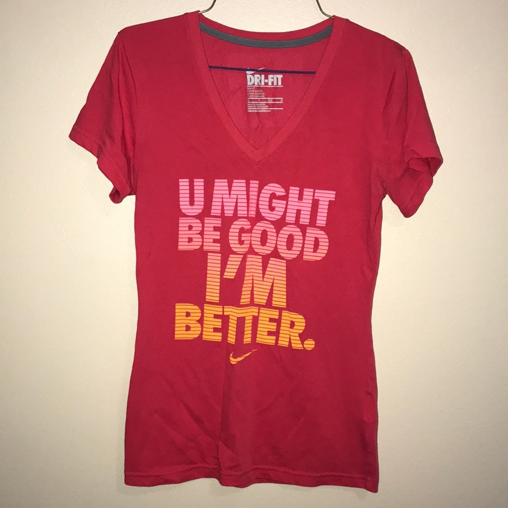 Women’s X-Small Nike Dry-fit V-Neck